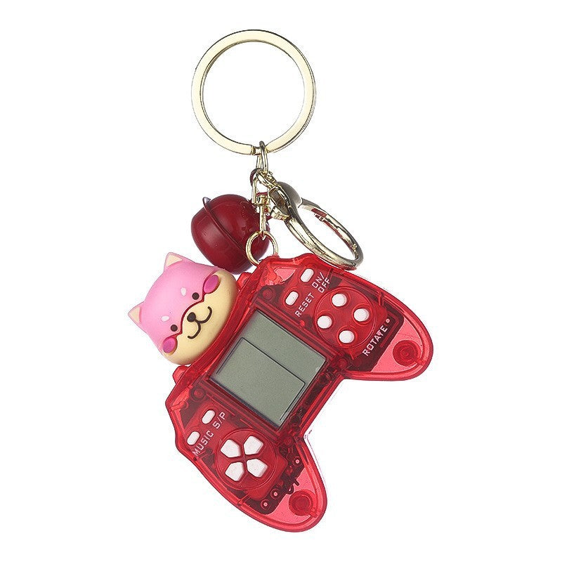 Shiba Inu Gaming Console Keychain