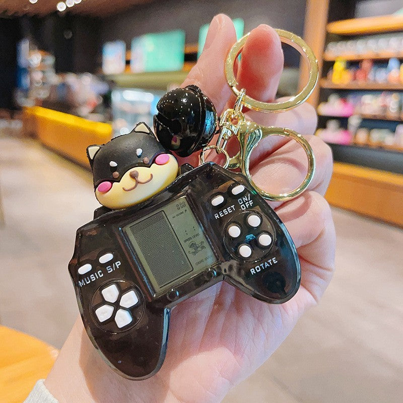 Shiba Inu Gaming Console Keychain