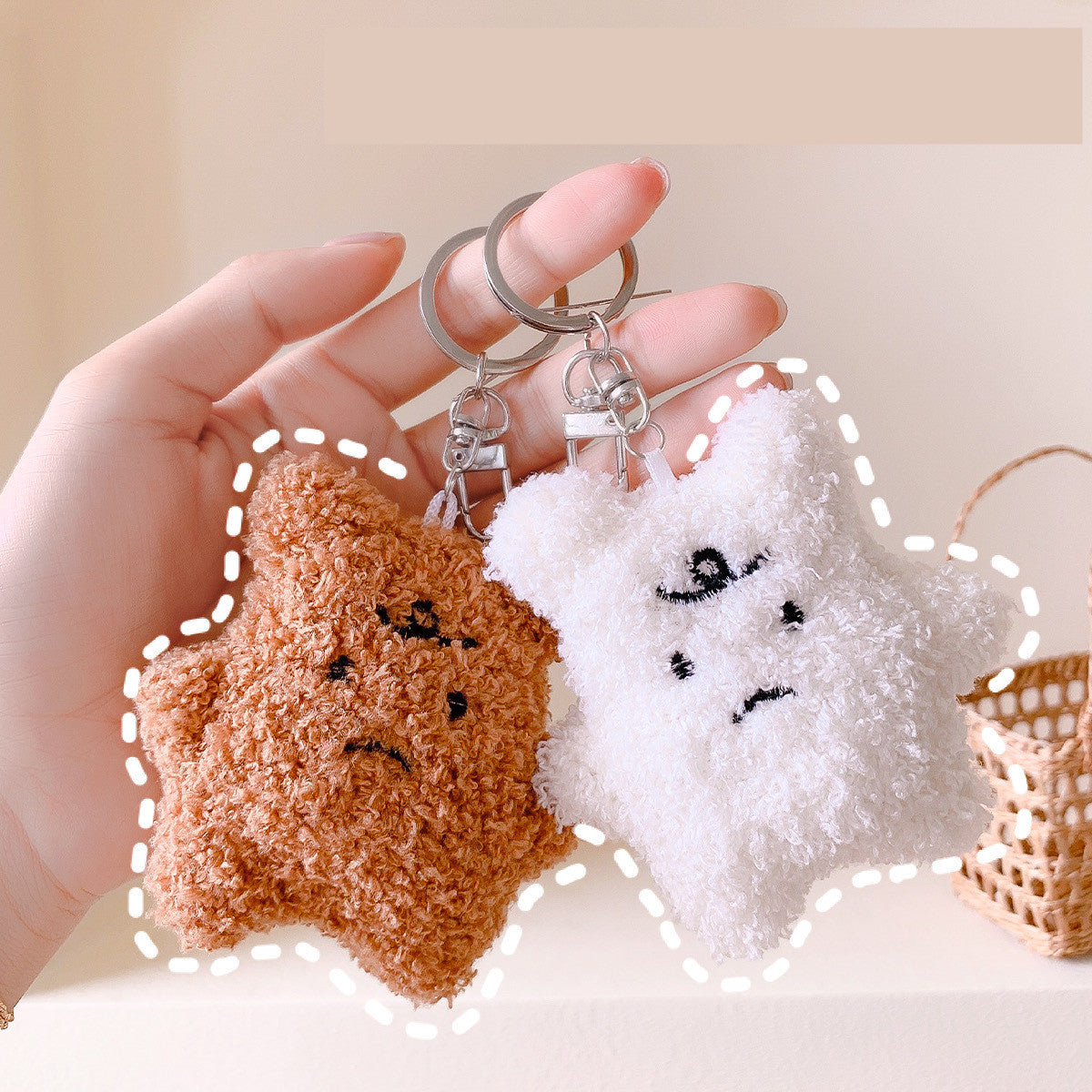 Grumpy Bear Keychain